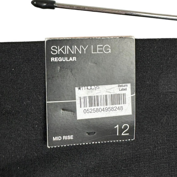 NWT INC International Concepts Ponte Pull On Skinny Pants Size 12 - Picture 6 of 8